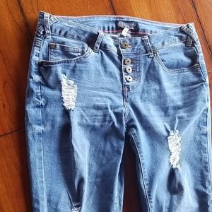 Excellent used condition button fly jeans